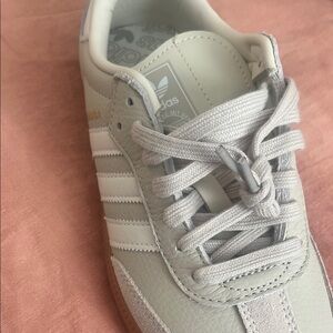 Adidas Light Beige/grey and White Sneakers
